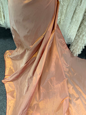 Taffetas de polyester vin/or - P600