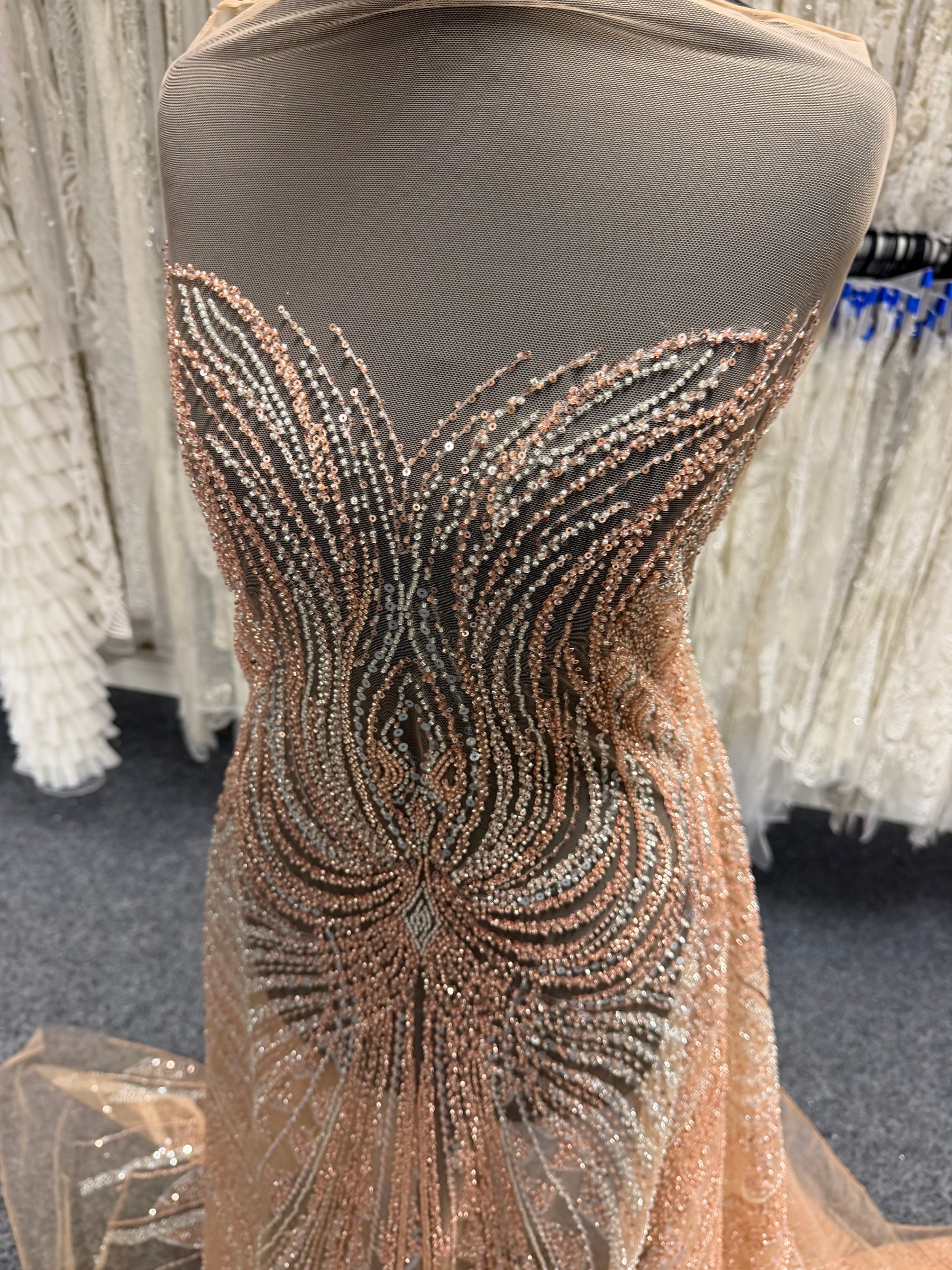 Dentelle perlée nude - Tenerife
