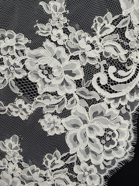 Ivory Corded Lace Trim - Rhonda