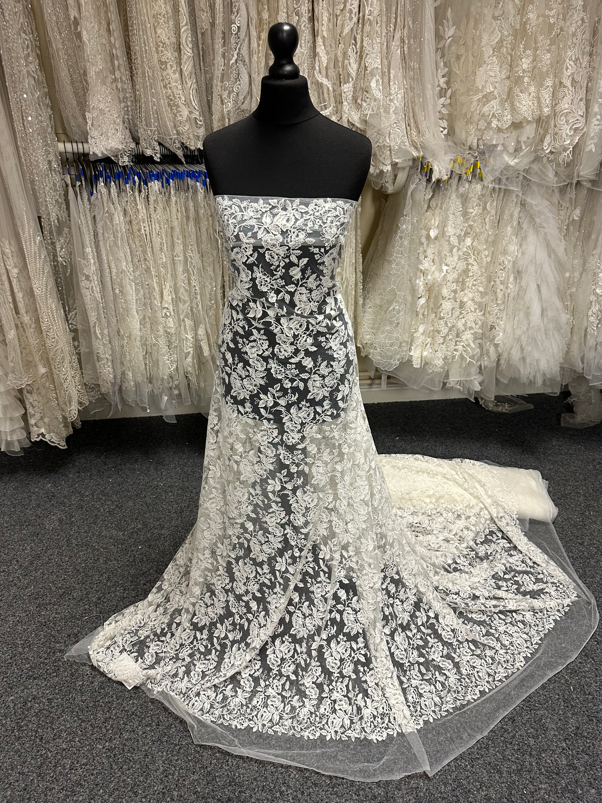 Ivory Embroidered Lace - EB5045