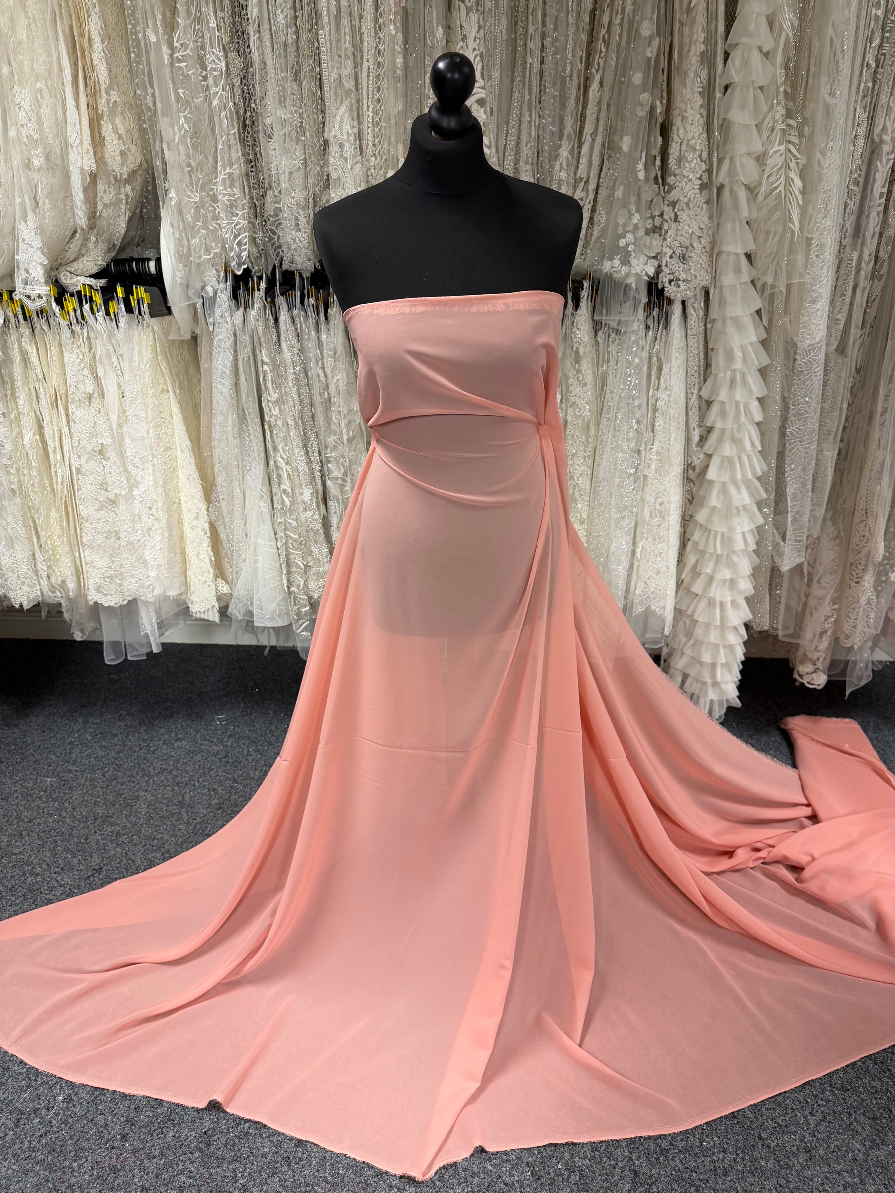 Mousseline Polyester Rose Antique - Benevolence