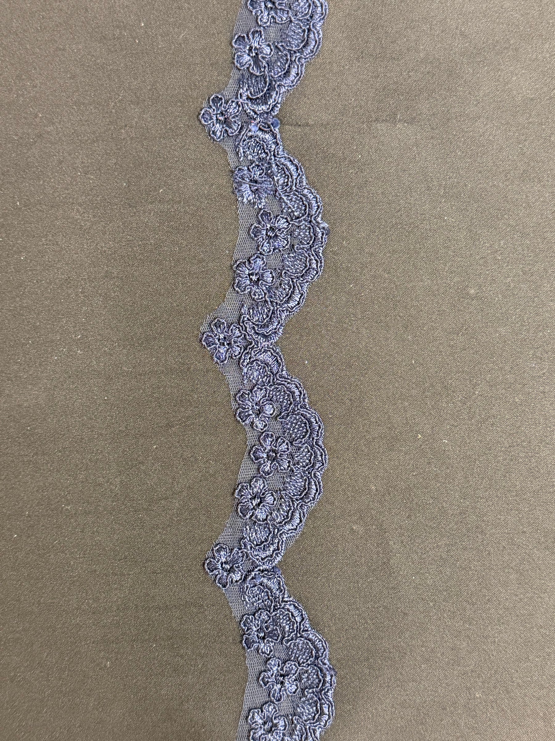 Passepoil cordonné bleu marine - T782
