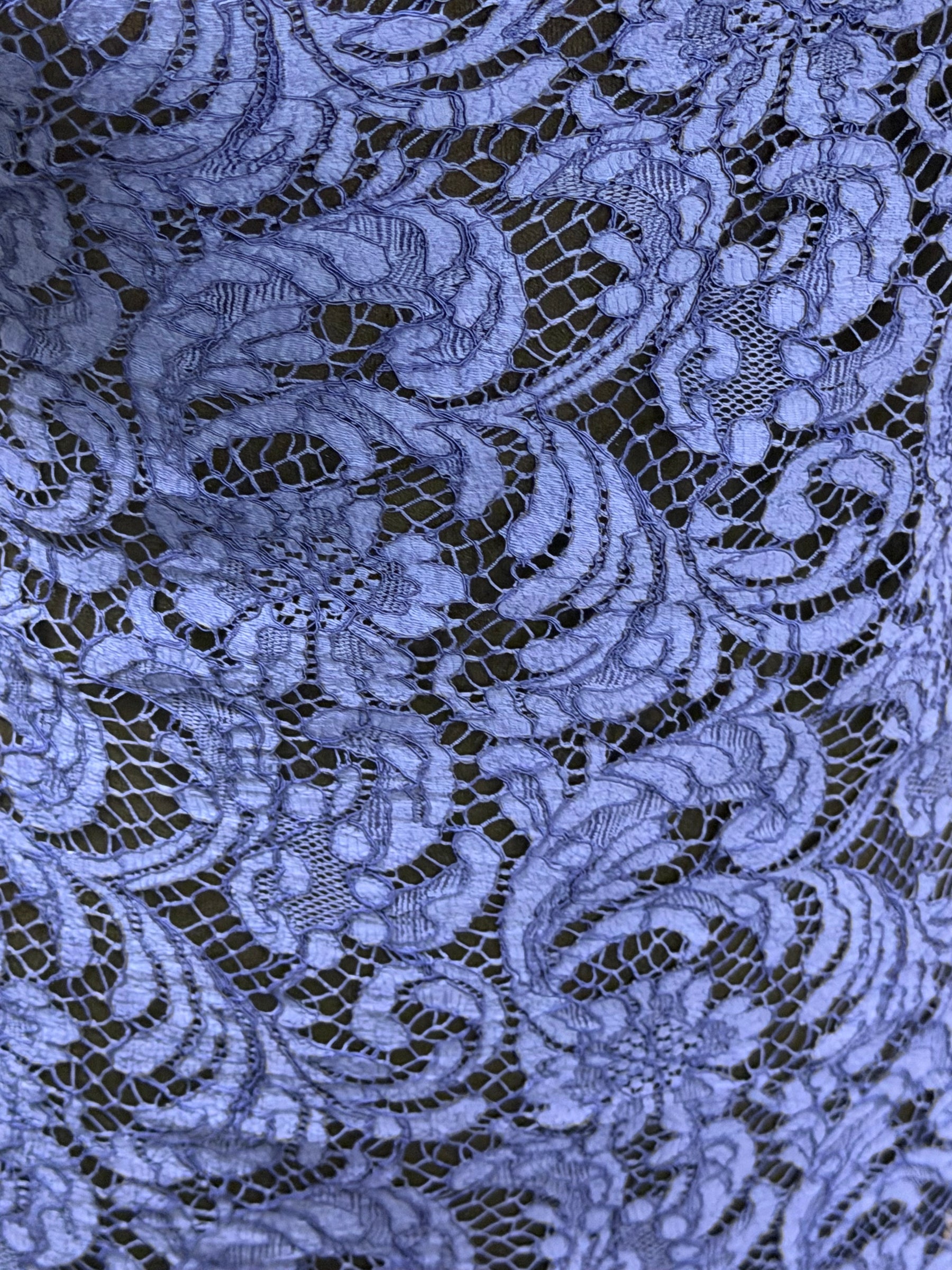 Dentelle Cordonnée Française Écologique Bleu Électrique - LA4007