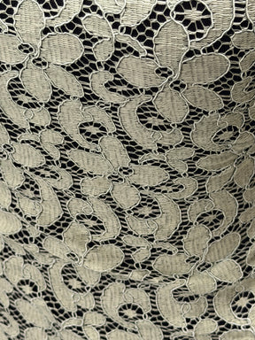 Dentelle française cordée vert péridot - LA4008