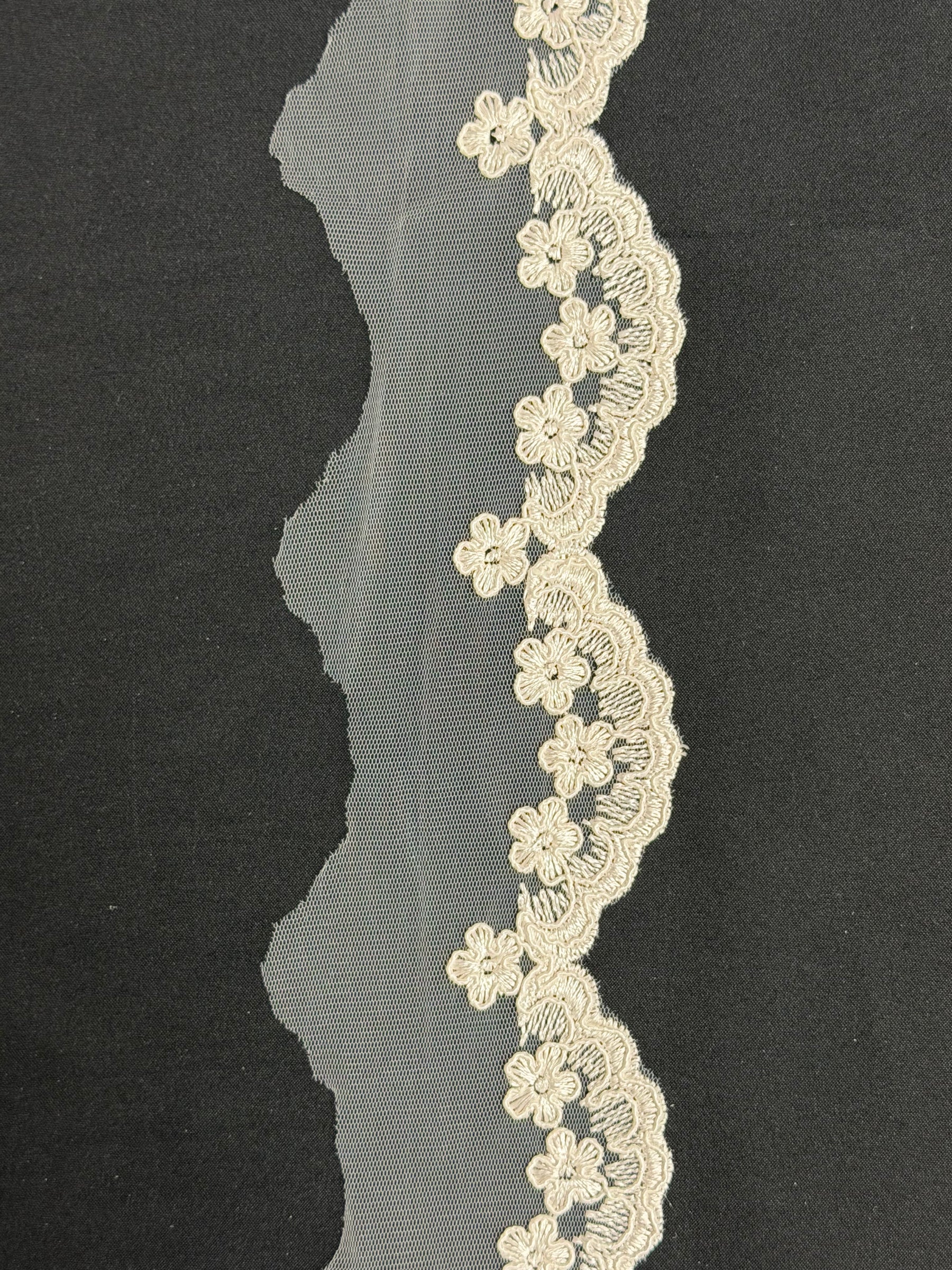 Passepoil cordonné rose coquille - T782