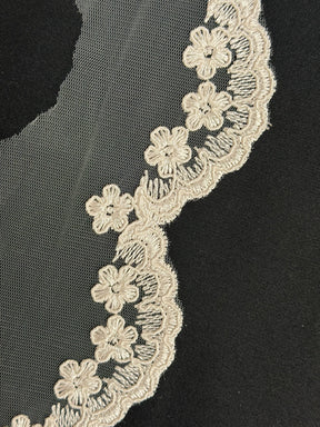 Passepoil cordonné rose coquille - T782