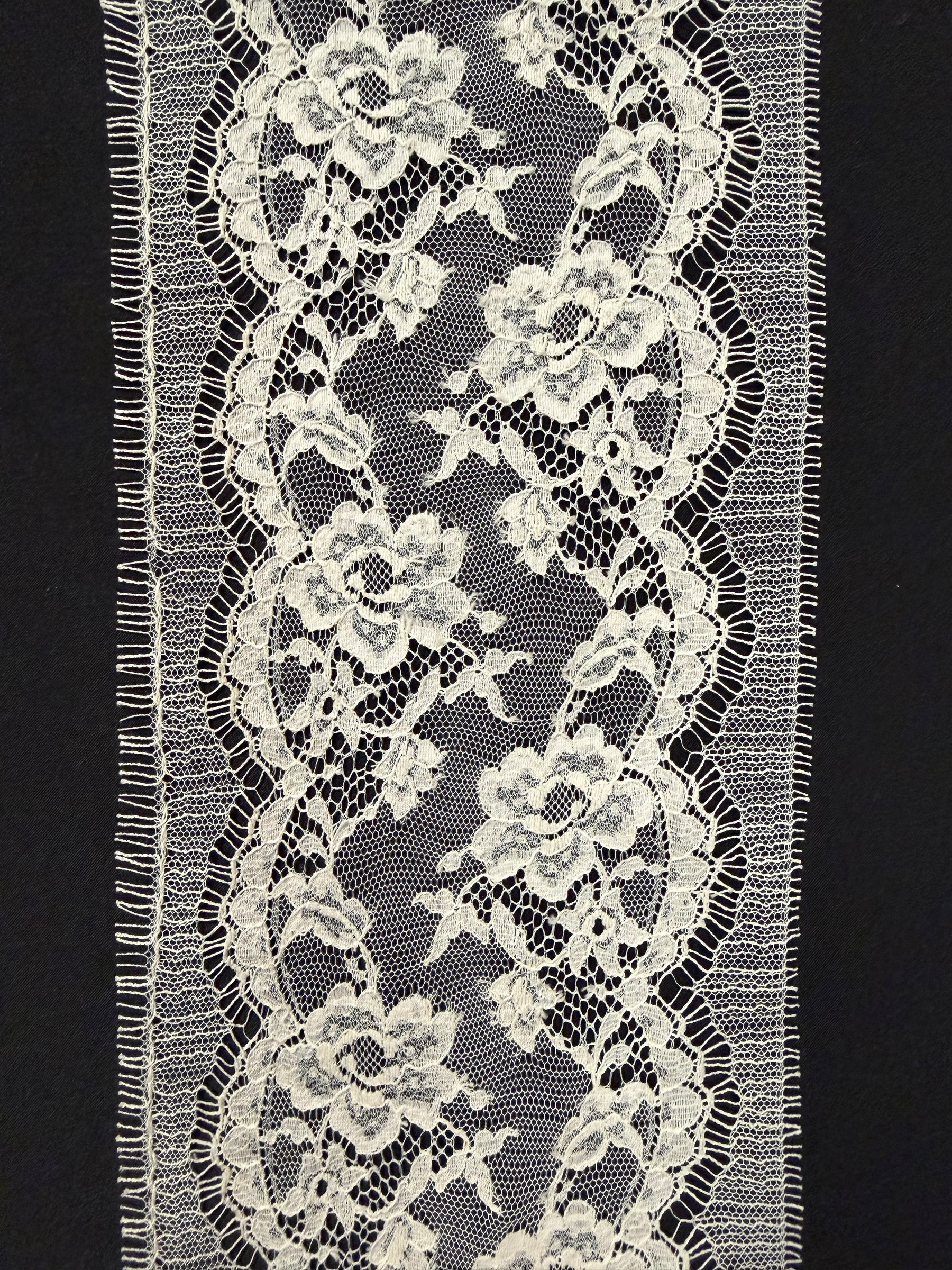 Bordure en dentelle ivoire - Amy