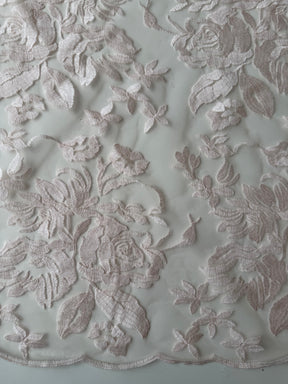 Dentelle brodée rose pâle – EB5018