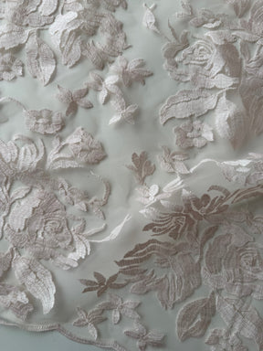 Dentelle brodée rose pâle – EB5018