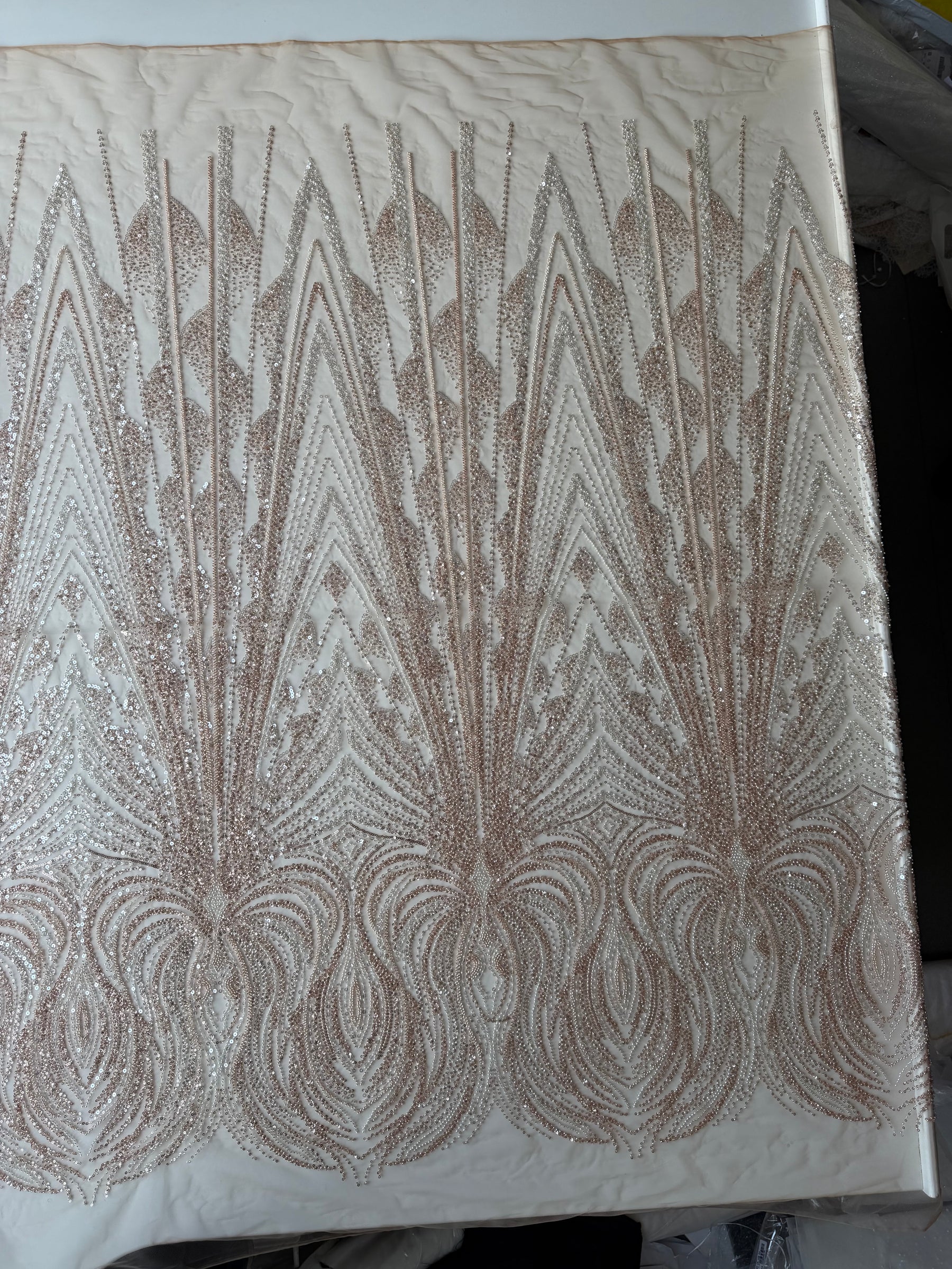 Dentelle perlée nude - Tenerife