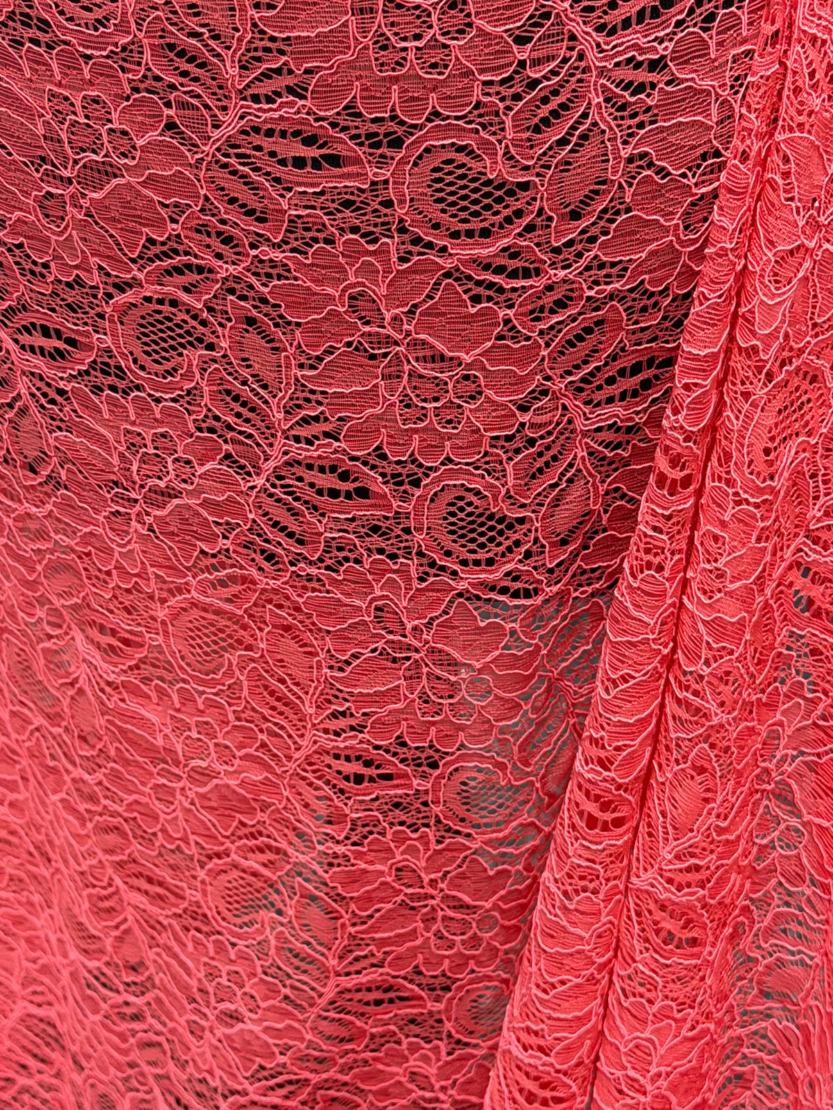 Dentelle cordée corail - Tocca