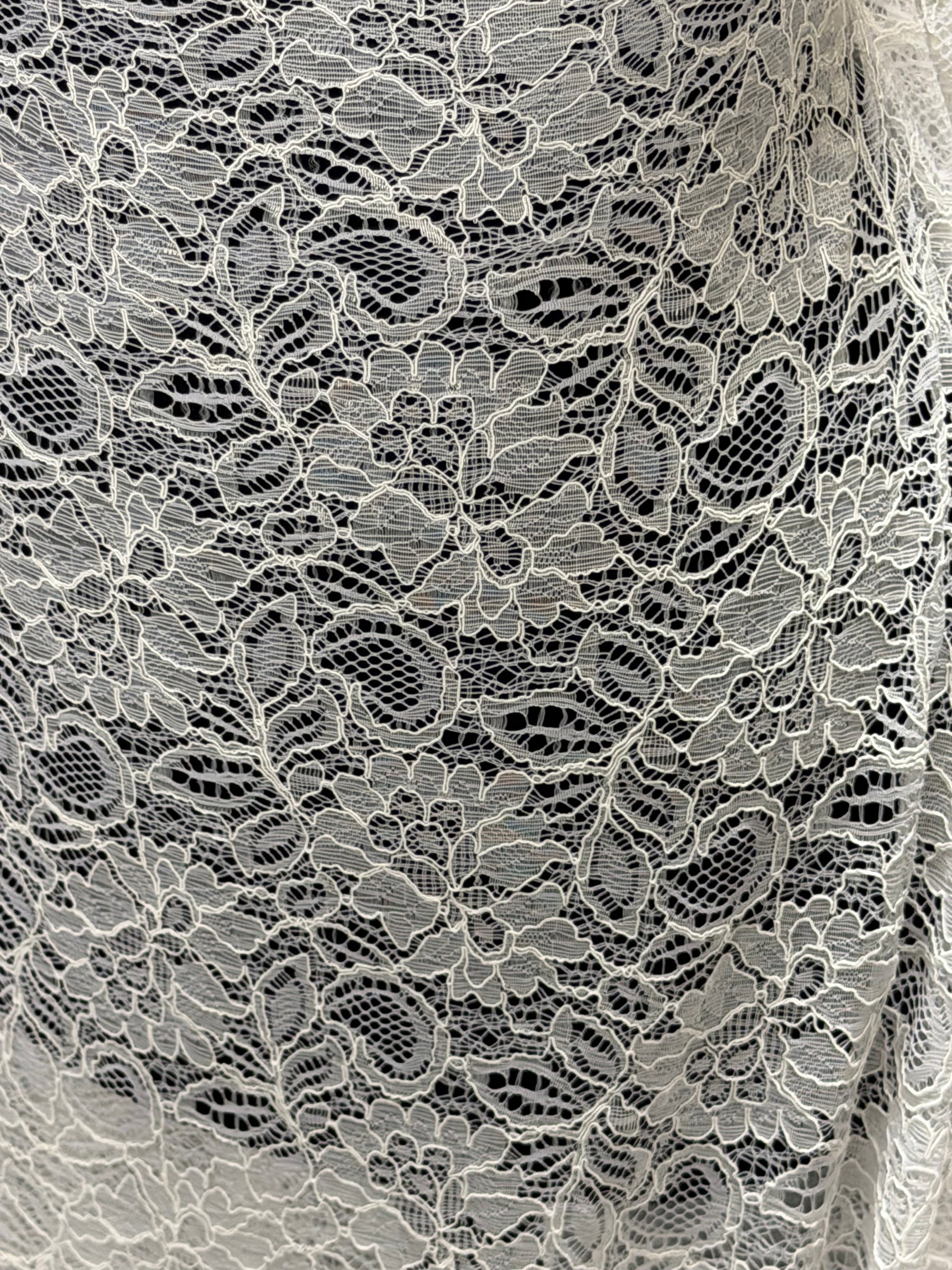 Dentelle blanche cordée - Tocca