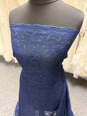 Dentelle cordée bleu arabe - Tocca