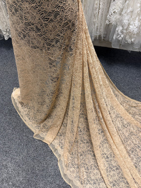 Dentelle cordée champagne - Tocca