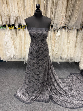 Dentelle cordée gris ardoise - Tocca