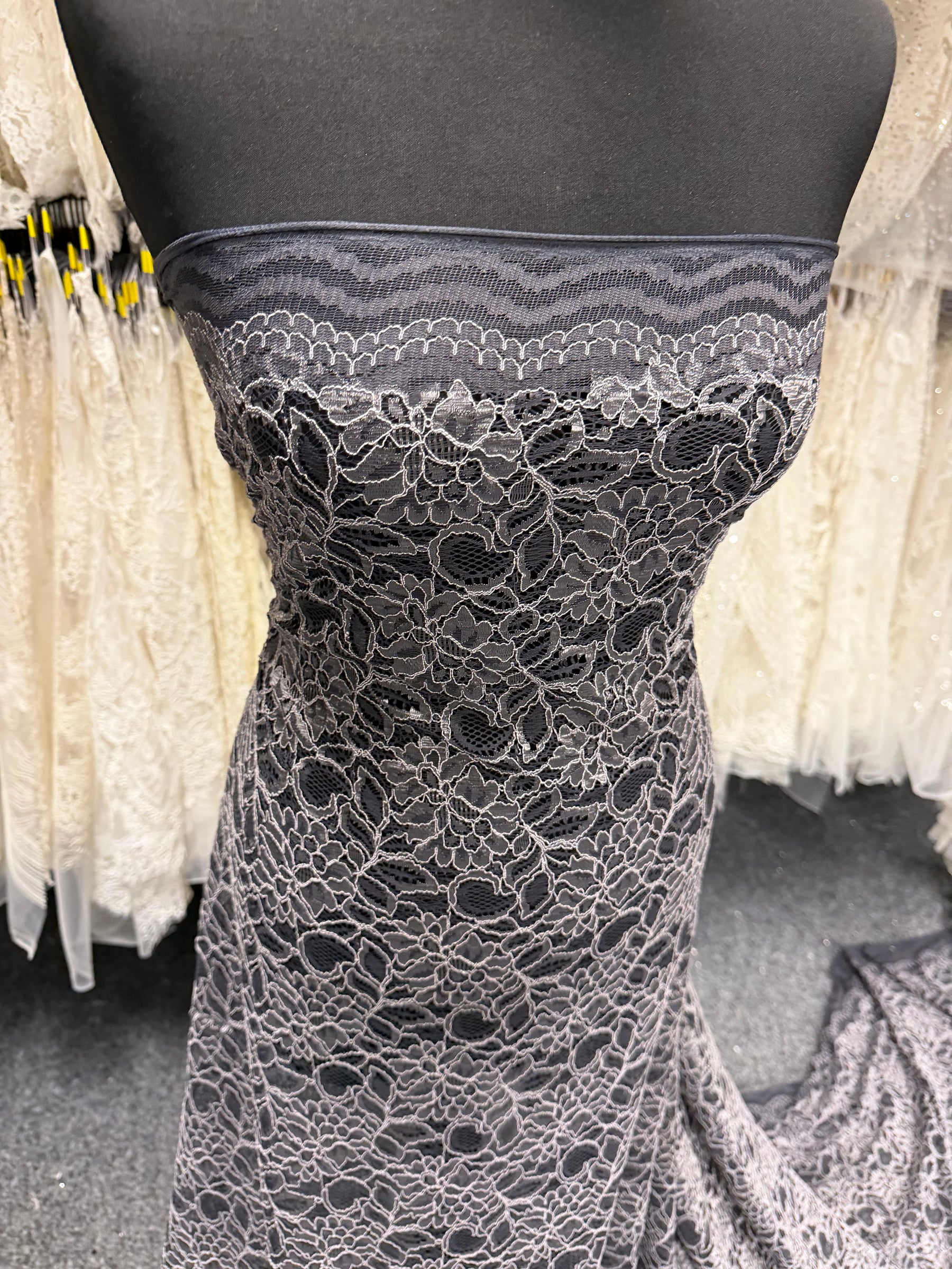 Dentelle cordée gris ardoise - Tocca