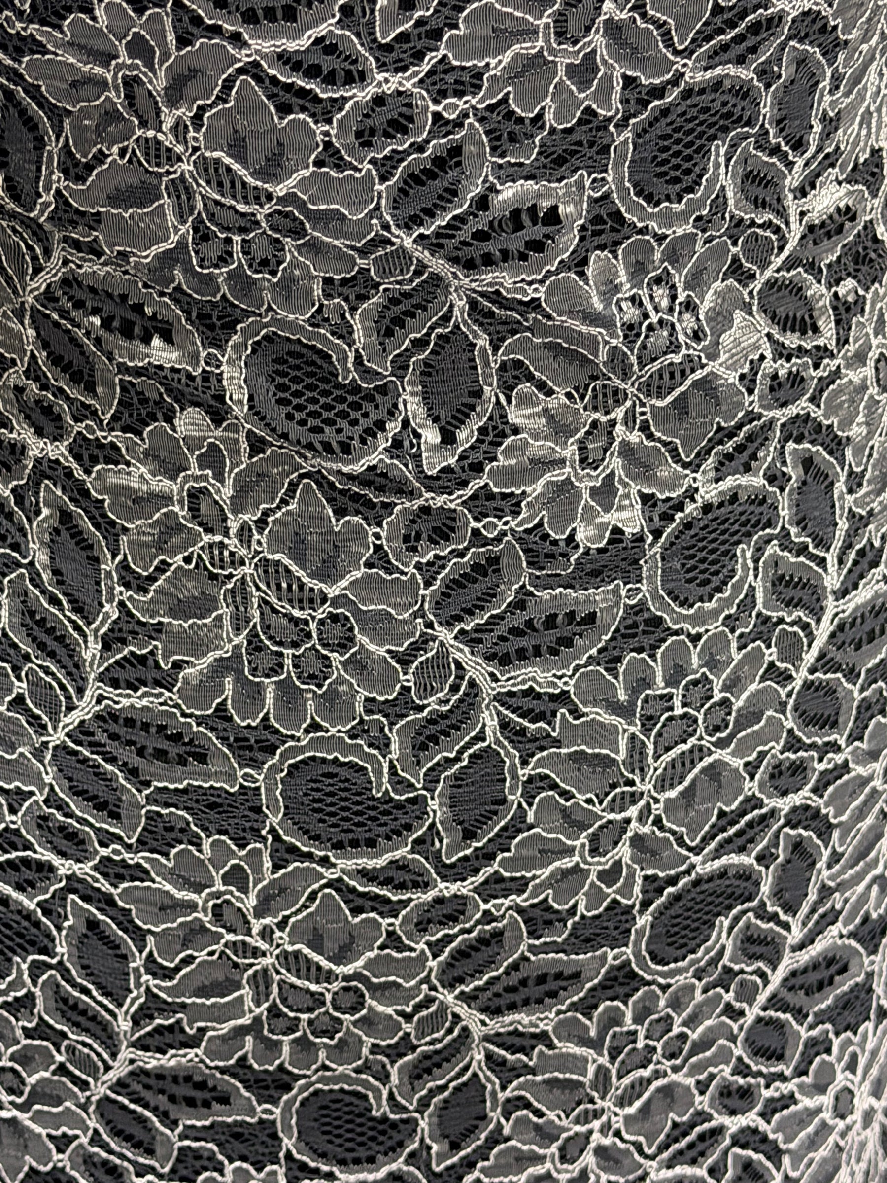 Dentelle cordée gris ardoise - Tocca
