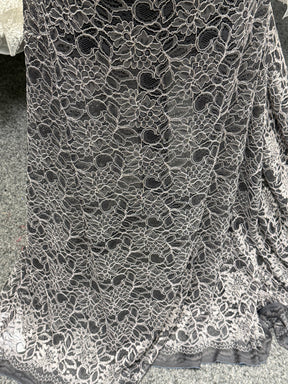 Dentelle cordée gris ardoise - Tocca