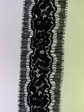 Dentelle Bordure Française Noire - EE4004