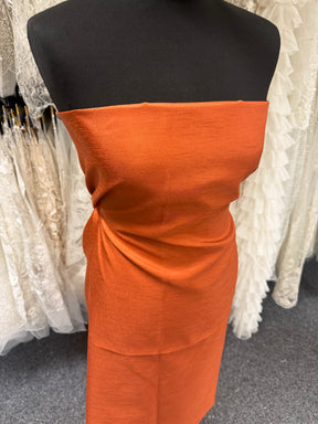 Dupion en satin de polyester cannelle - Clarté (P967)