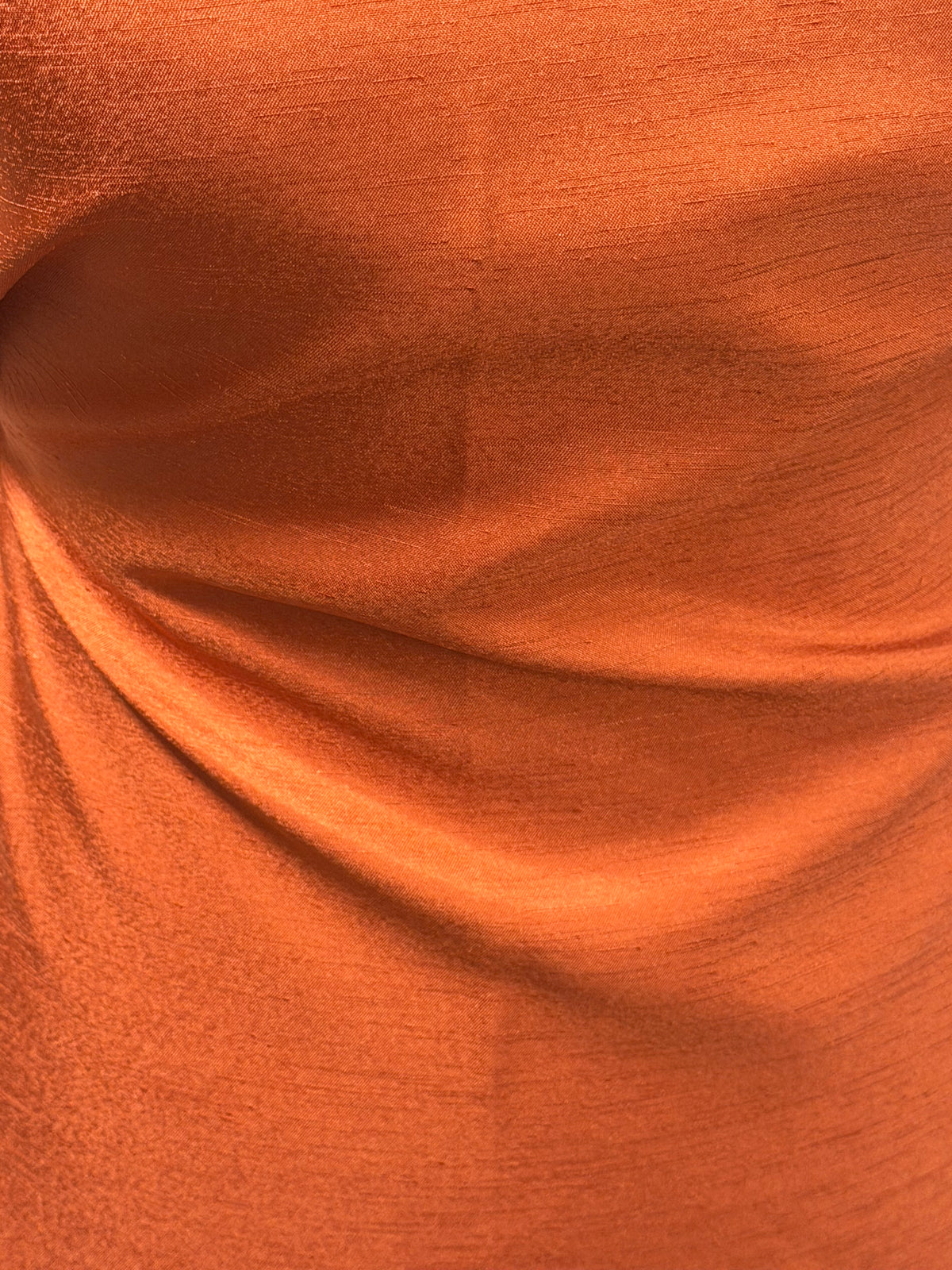 Dupion en satin de polyester cannelle - Clarté (P967)