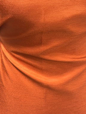 Dupion en satin de polyester cannelle - Clarté (P967)