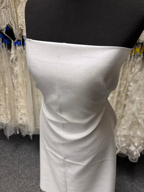 Dupion en satin de polyester argenté - Clarté (P967)