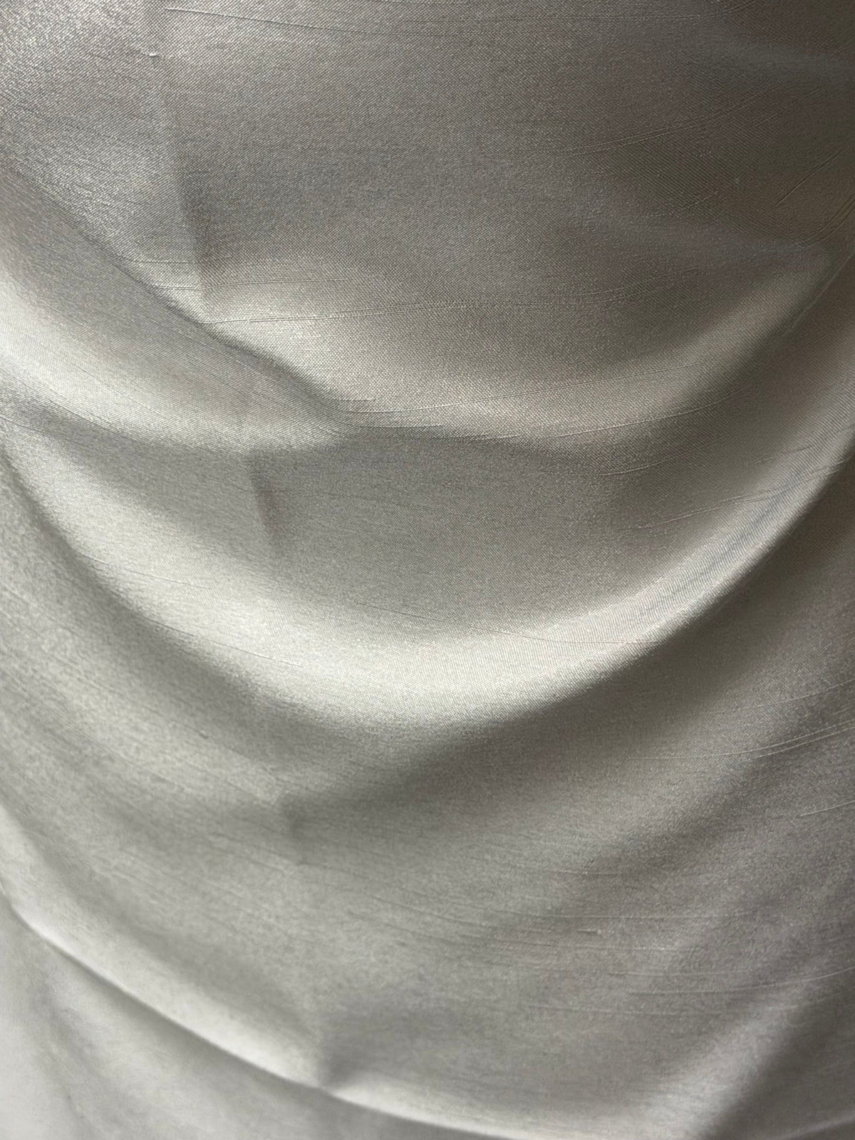 Dupion en satin de polyester argenté - Clarté (P967)
