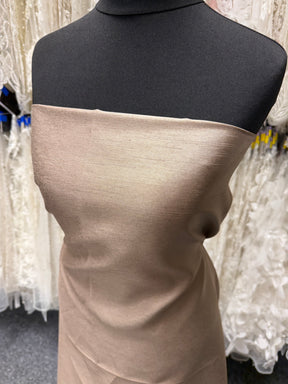 Dupion en satin de polyester taupe - Clarté (P967)
