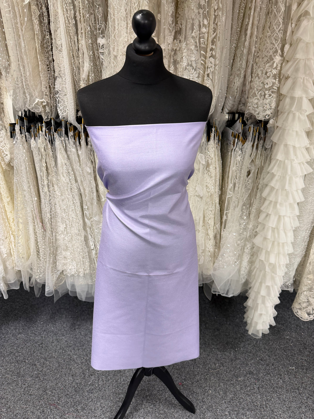 Dupion en satin de polyester lilas - Clarté (P967)