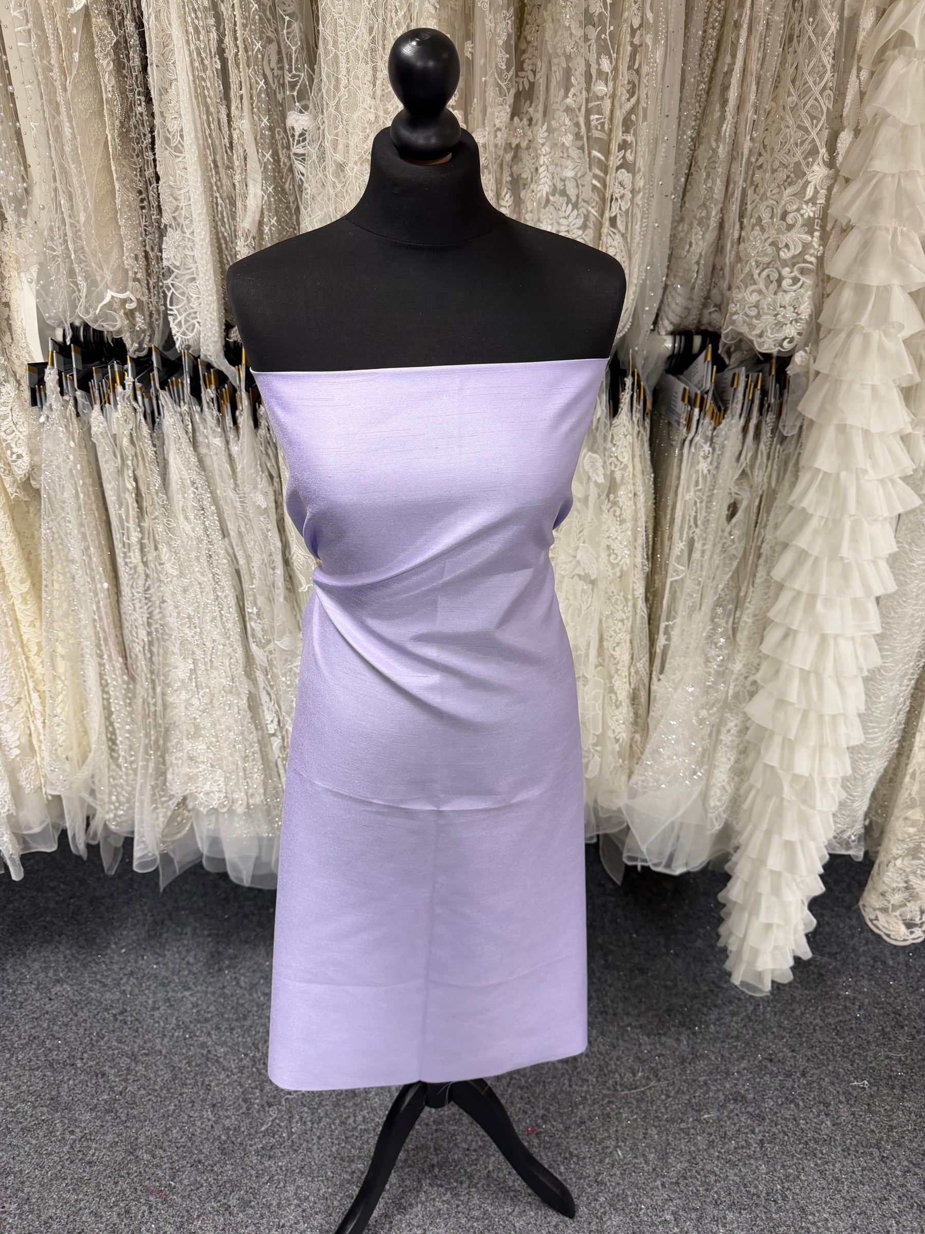 Dupion en satin de polyester lilas - Clarté (P967)