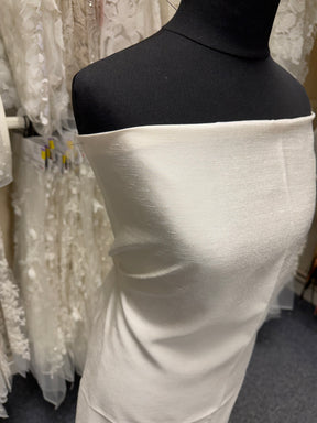 Dupion en satin de polyester ivoire - Clarté (P967)