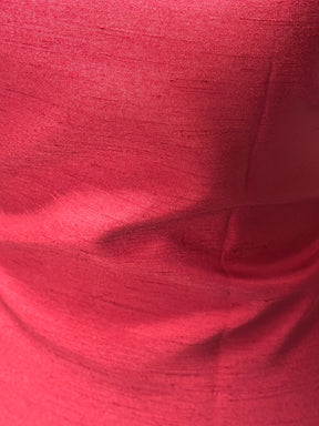 Dupion en satin de polyester rubis - Clarté (P967)
