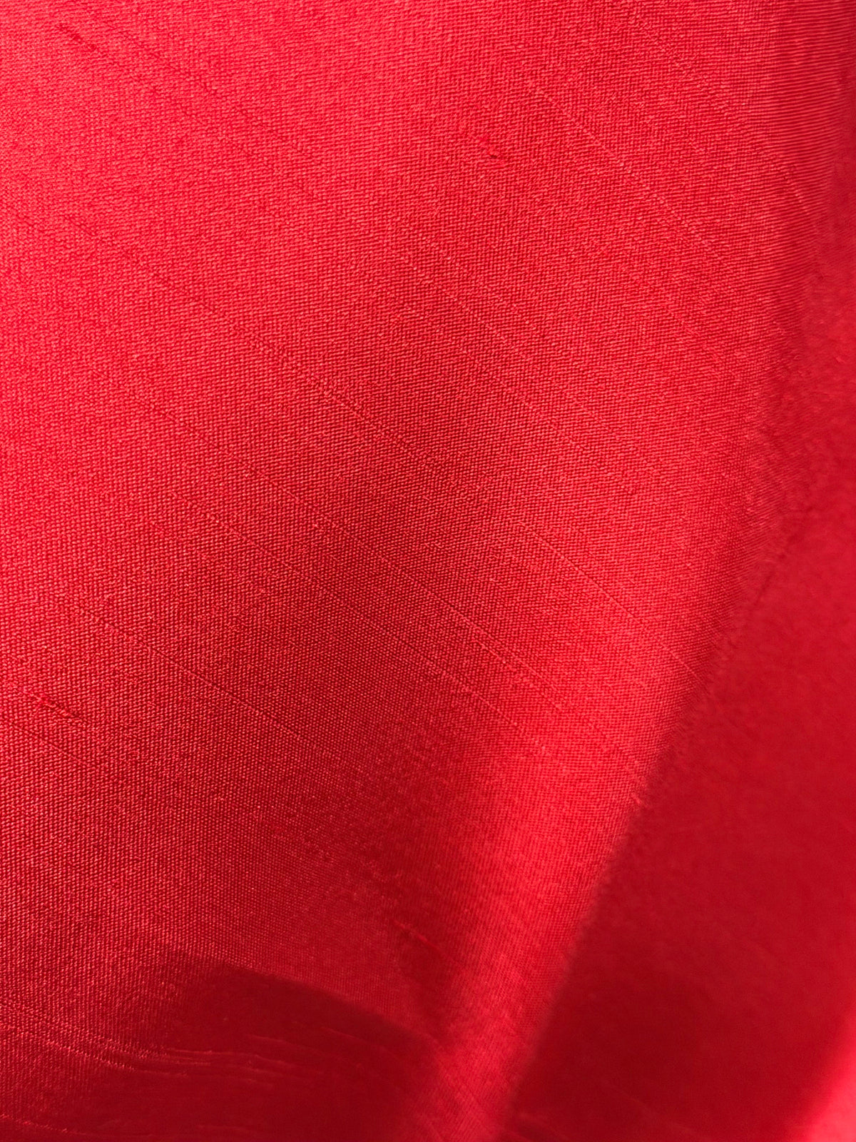 Dupion en satin de polyester rouge - Clarté (P967)