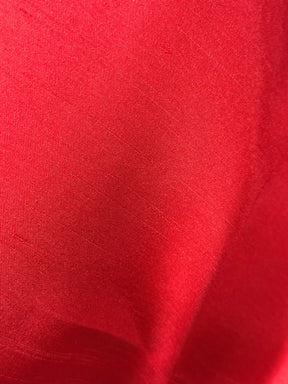 Dupion en satin de polyester rouge - Clarté (P967)