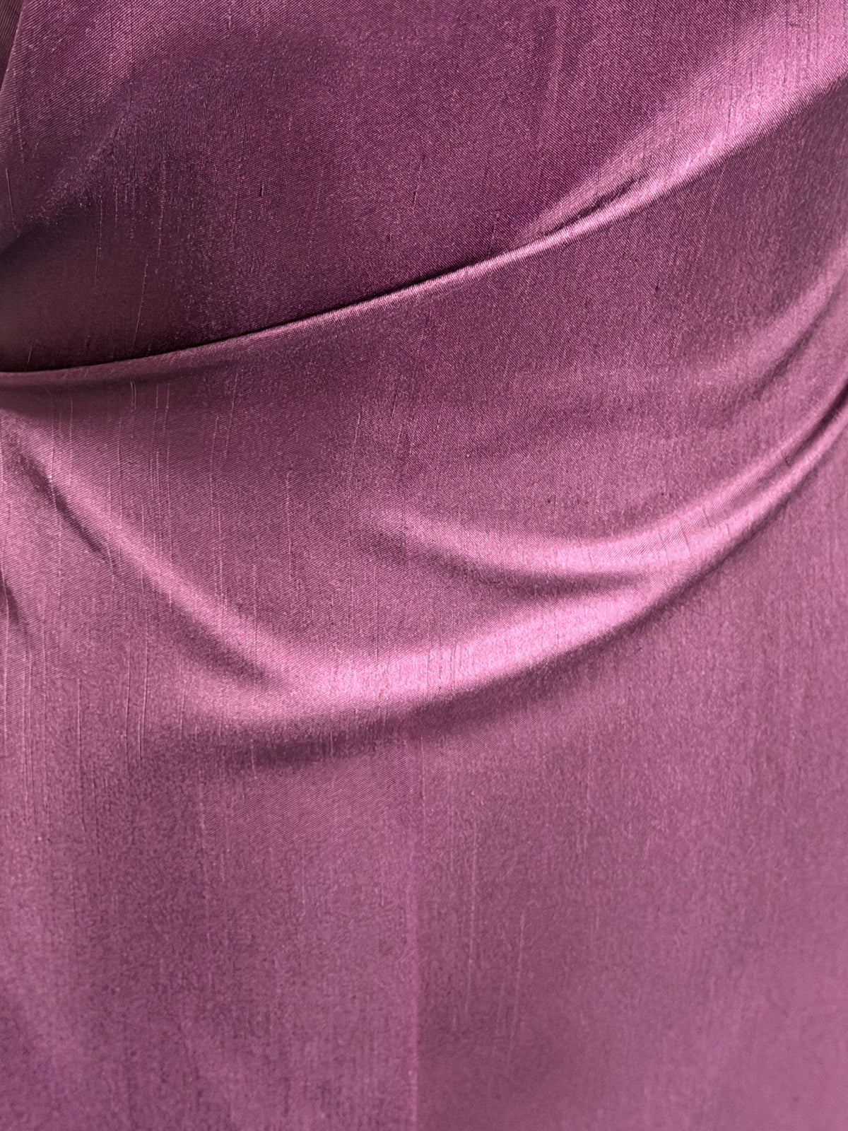 Dupion en satin de polyester prune - Clarté (P967)