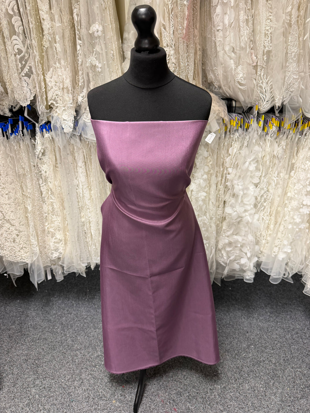 Dupion en satin de polyester améthyste - Clarté (P967)