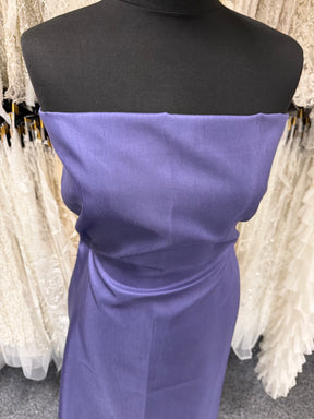 Dupion en satin de polyester raisin - Clarté (P967)