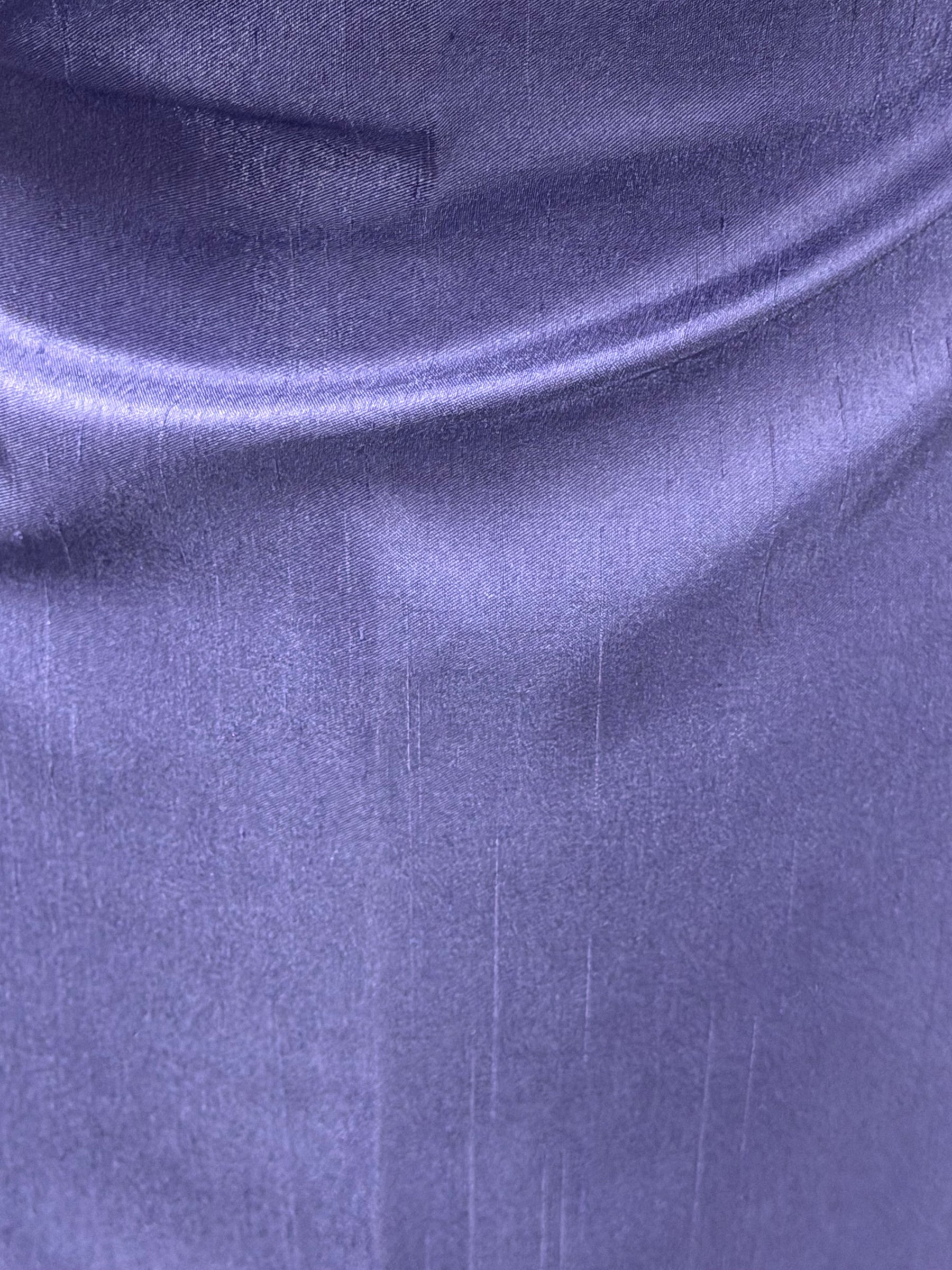 Dupion en satin de polyester raisin - Clarté (P967)