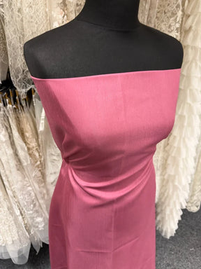 Dupion en satin de polyester rose sombre - Clarté (P967)