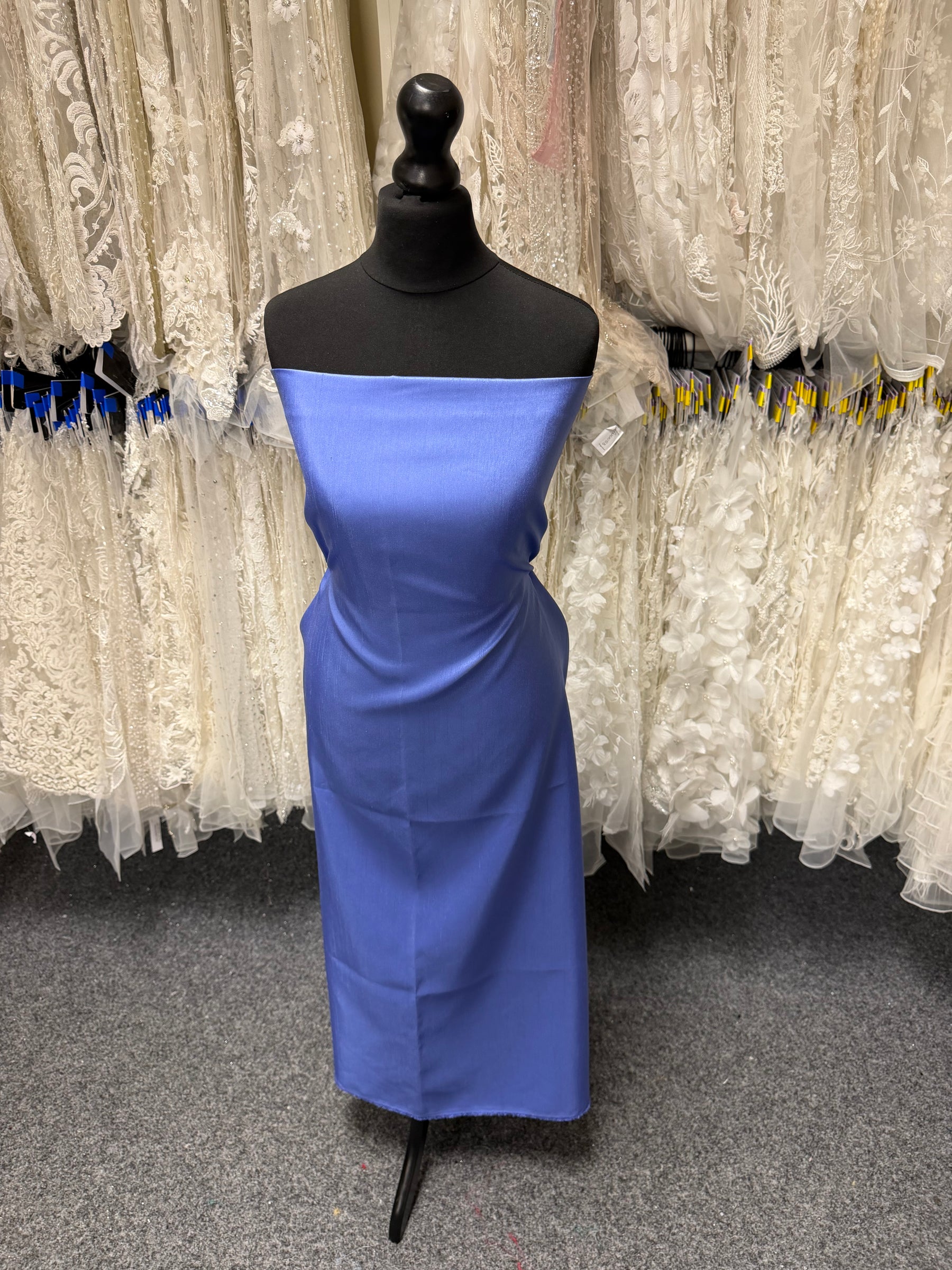 Dupion en satin de polyester jacinthe - Clarity (P967)