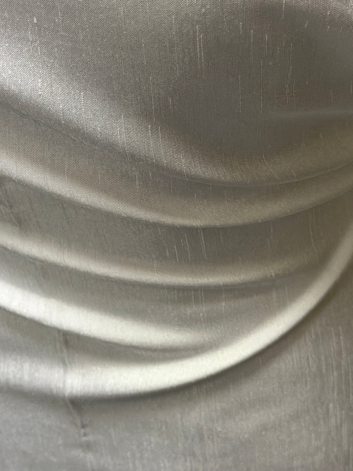 Dupion en satin de polyester blanc - Clarté (P967)