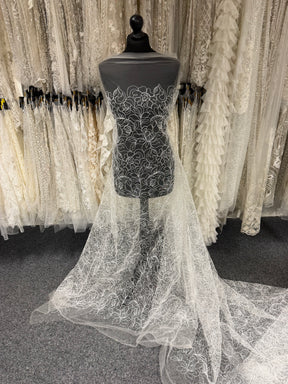 Ivory Corded Lace - September