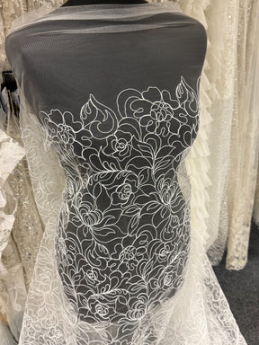 Ivory Corded Lace - September