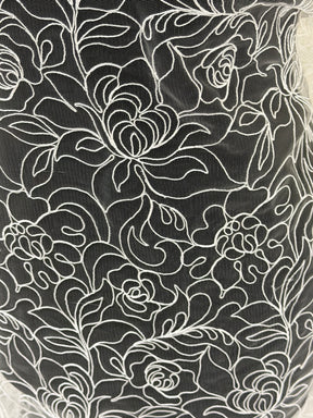 Ivory Corded Lace - September