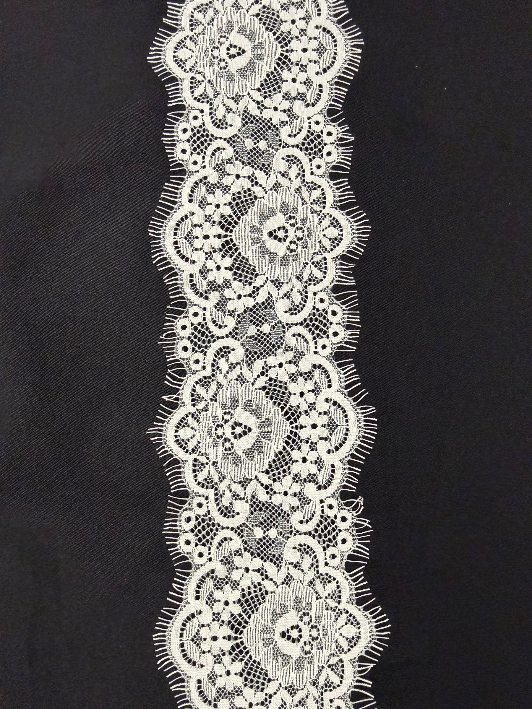Ivory Raschel Lace Trim -  Styoma