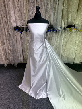 Satin duchesse de soie mélangée ivoire - P752