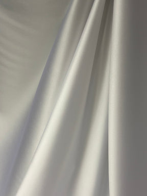 Satin duchesse en polyester blanc - P42