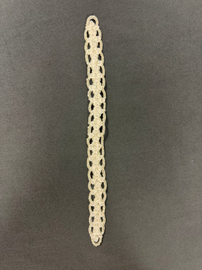Motif perlé argenté - MH1014
