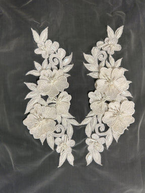 Motif perlé 3D ivoire - MH4001